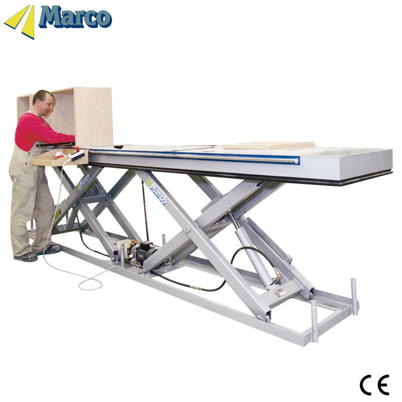CE onaylı 1 Ton Marco Çift Makaslı Taş kaldırma masası depo vinci için M1-010090-D22L