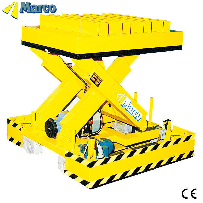 8-10 Ton Marco Tek Makaslı Asansör Masası CE Sertifikası ve yalıtım tasarımı ile