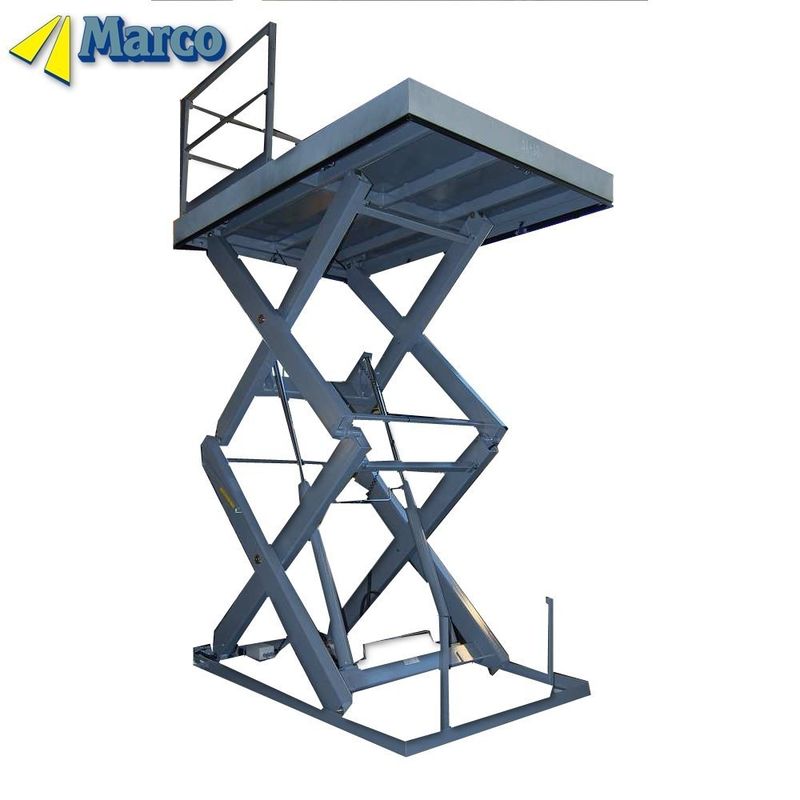 Özel Ağırlık Seviyesi Marco Goods Lift Hidrolik Makaslı Taşınma Platformu İki Sabit Seviye