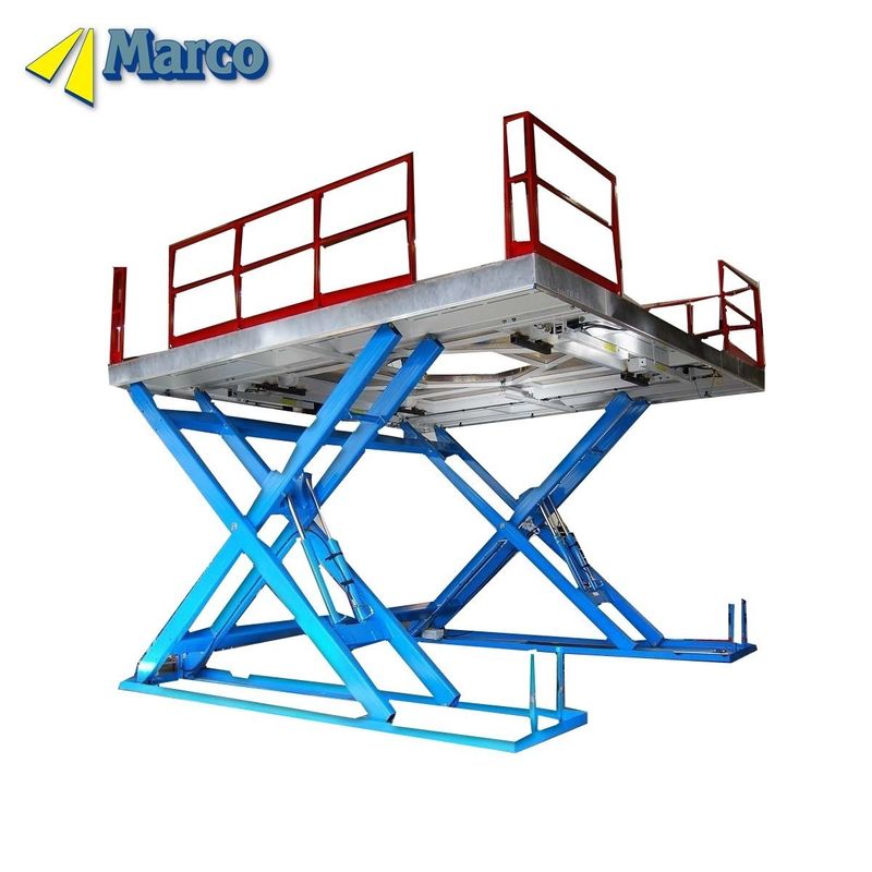 Turbinler için hidrolik makas kaldırma inşaat vinci, montaj çalışma platformu